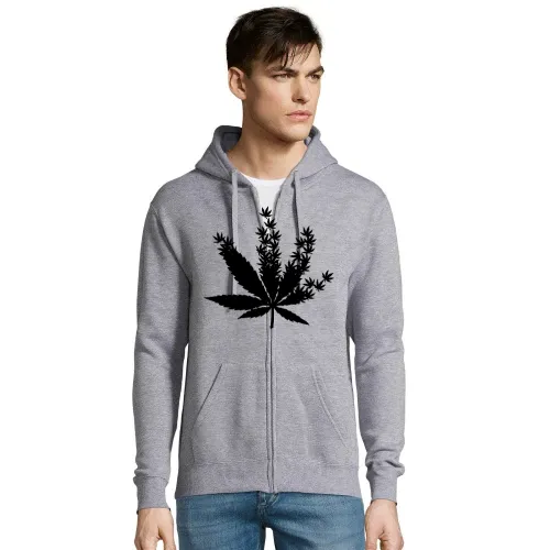 Cannabis aus Cannabisblättern Männer Hoodie