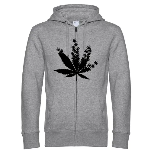 Cannabis aus Cannabisblättern Männer Hoodie