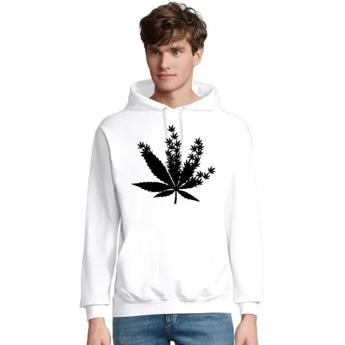 Cannabis aus Cannabisblättern Männer Hoodie
