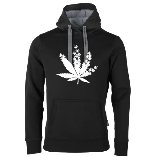 Cannabis aus Cannabisblättern Männer Hoodie