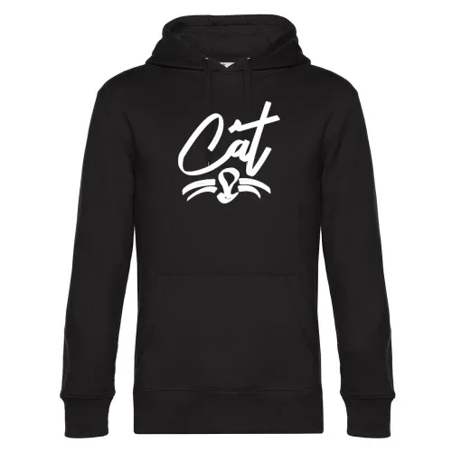 CAT Katzen T-Shirt Geschenkidee Hoodie Männer King Hooded