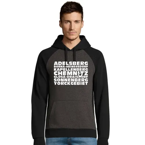 Chemnitz Stadtteile Männer Hoodie