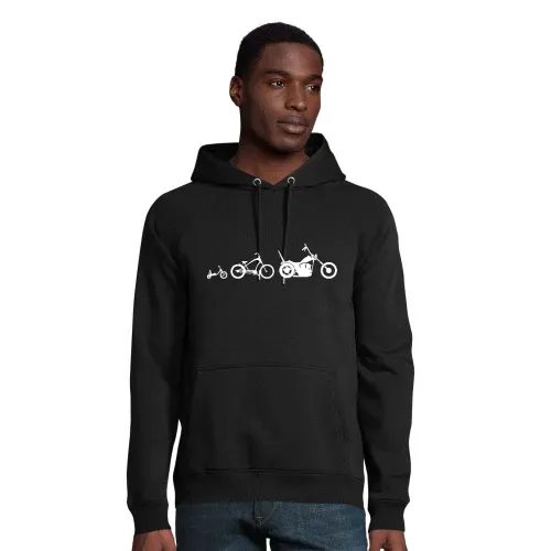 Chopper Bike Evolution Hoodie Männer Stellar Bio