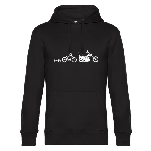 Chopper Bike Evolution Hoodie Männer King Hooded