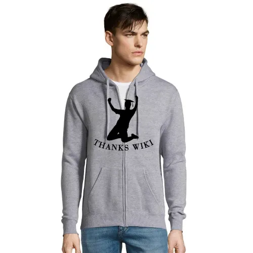 College Abschluss Jubel Thanks Wiki Männer Hoodie