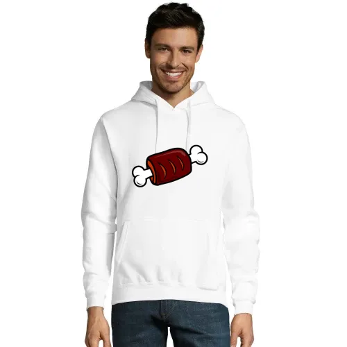 Comic Fleischkeule Knochen Hoodie