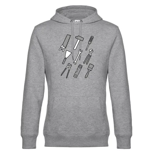 Comic Werkzeuge Hoodie Männer King Hooded