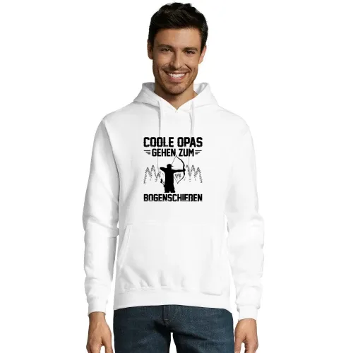 Coole Opas Gehen Zum Bogenschießen Bogensport Männer Hoodie Coole Opas Gehen Zum Bogenschießen Bogensport Hoodie