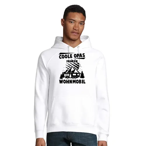 Cooler Camper Opa Wohnmobil Womo Großvater Rentner Hoodie Männer Stellar Bio