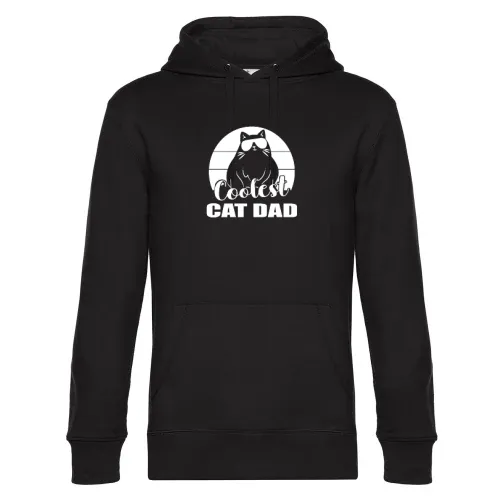 Coolest Cat Dad Katzenliebhaber Männer Hoodie Männer King Hooded