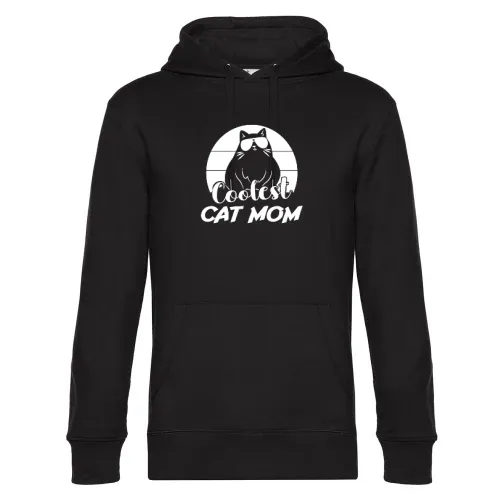 Coolest Cat Mom Katzenliebhaber Frauen Hoodie Männer King Hooded