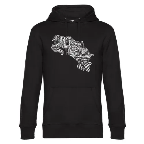 Costa Rica Fingerabdruck Hoodie Männer King Hooded