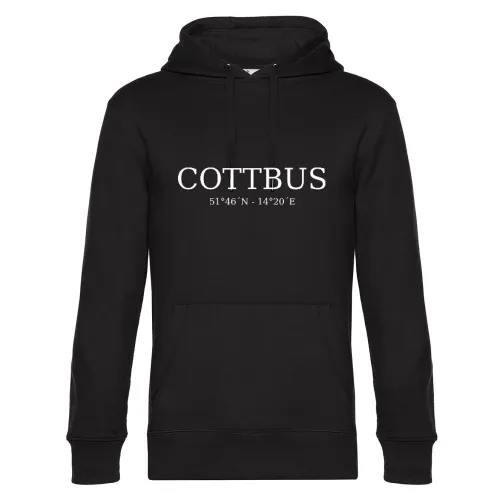 Cottbus Koordinaten Hoodie Männer King Hooded