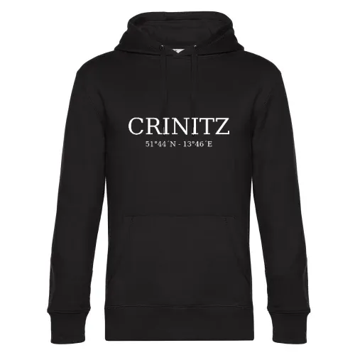 Crinitz Koordinaten Hoodie Männer King Hooded