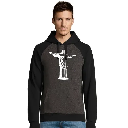 Cristo Redentor in Rio de Janiero 3D Männer Hoodie