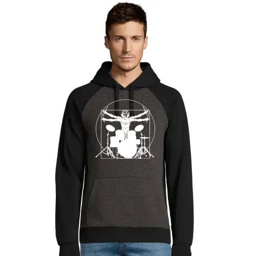 Da Vinci Schlagzeug Männer Hoodie