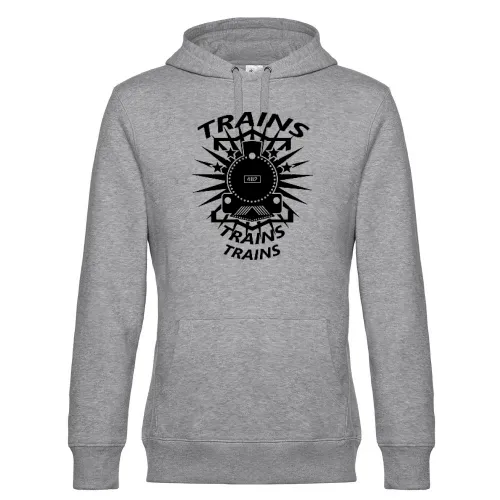 Dampflok Eisenbahner Zug Trains Hoodie Männer King Hooded