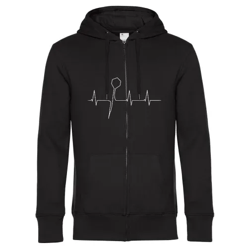 Dart Herzschlag Männer Hoodie