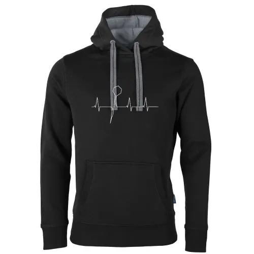 Dart Herzschlag Männer Hoodie