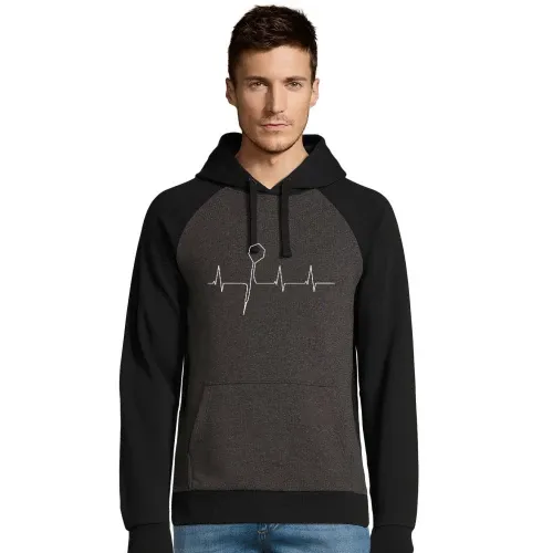Dart Herzschlag Männer Hoodie