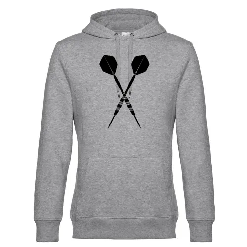 Dartpfeil Kreuz Männer Hoodie