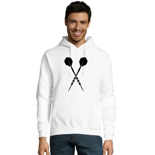 Dartpfeil Kreuz Männer Hoodie