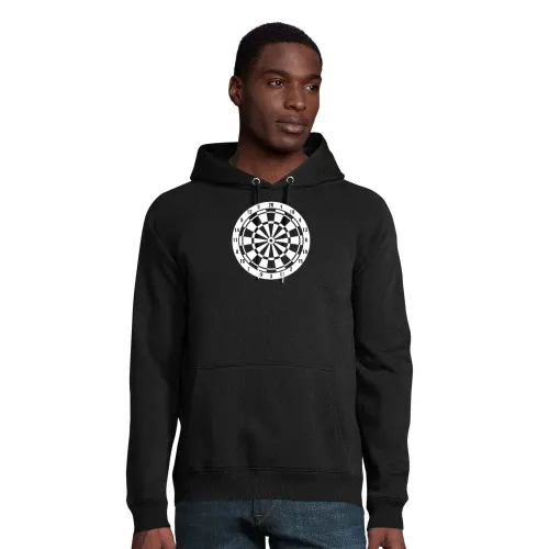 Dartscheibe Darten Dart Transparent Hoodie Männer Stellar Bio