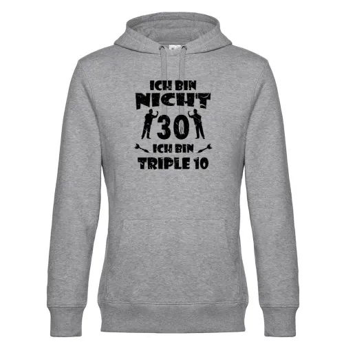 Dartspieler 30 Geburtstag Triple 10 Dart Geschenk Hoodie Männer King Hooded