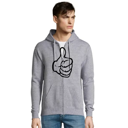 Daumen aus Faust Männer Hoodie