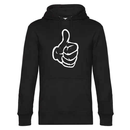 Daumen aus Faust Männer Hoodie