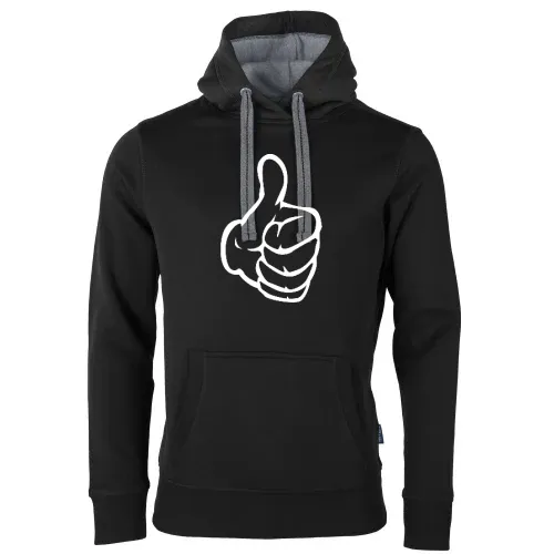 Daumen aus Faust Männer Hoodie