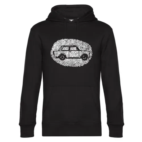 Daumenabdruck Trabi Männer Hoodie