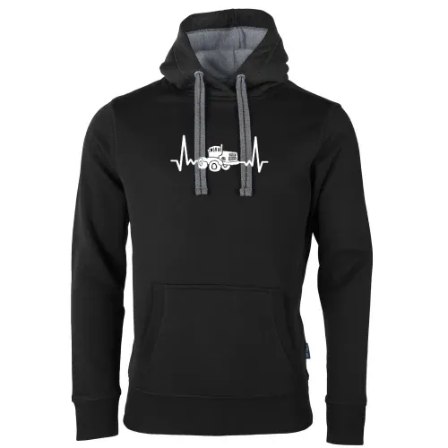 DDR Trecker Herzschlag K700 Schlepper Traktor Puls Männer Hoodie