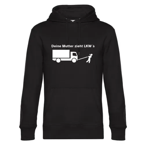 Dein Mutter zieht LKW´s Männer Hoodie