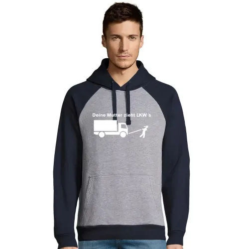 Dein Mutter zieht LKW´s Männer Hoodie