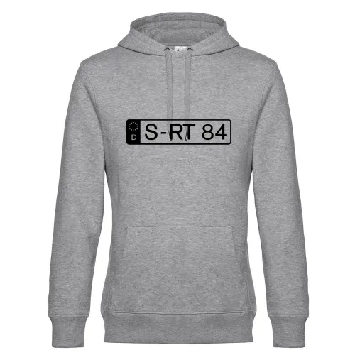 Dein Wunschnummernschild Hoodie Männer King Hooded