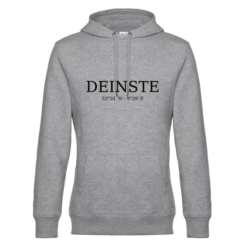 Deinste Koordinaten Hoodie Männer King Hooded