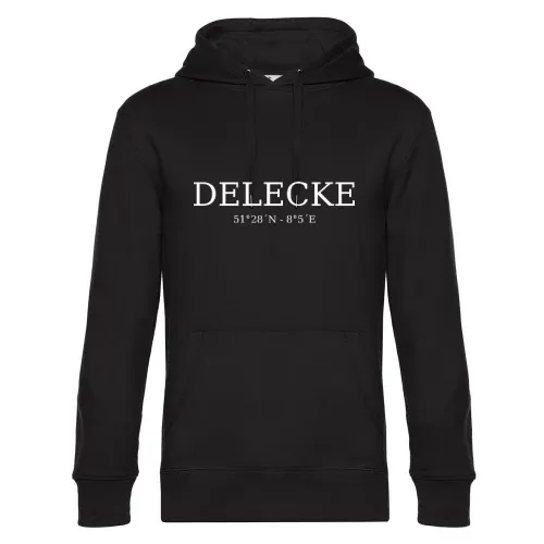 Delecke Koordinaten Hoodie Männer King Hooded