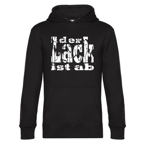 der Lack ist ab Hoodie Männer King Hooded