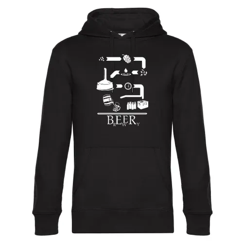 Der Weg des Bieres Männer Hoodie