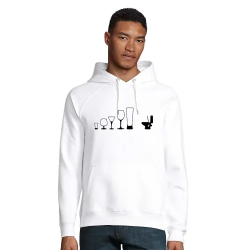Der Weg zur Toilette Männer Hoodie