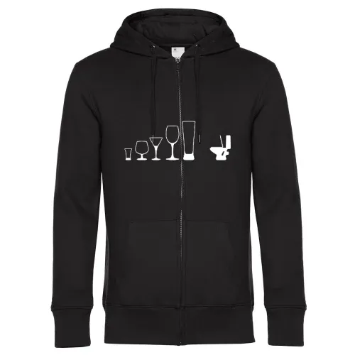 Der Weg zur Toilette Männer Hoodie