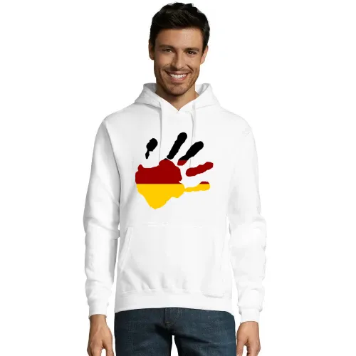 Deutschland Hand aufs Herz Hoodie Männer Snake