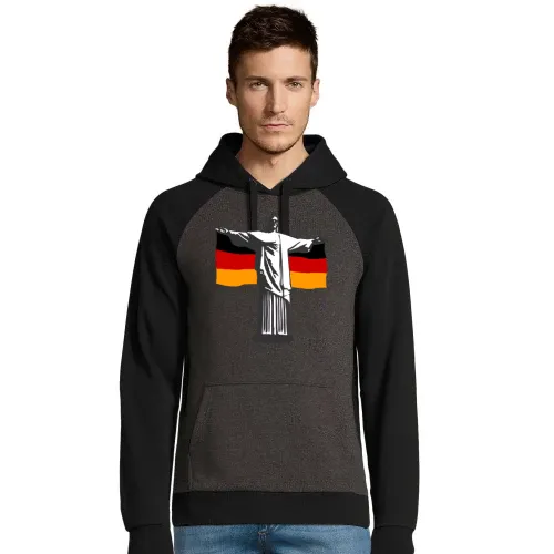 Deutschland Jesus in Rio Männer Hoodie