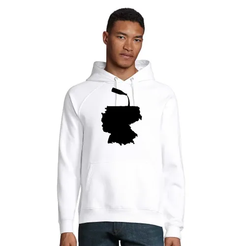 Deutschland mit Bier gefüllt Männer Hoodie