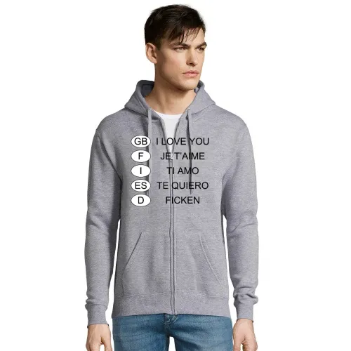 Die Sprachen der Liebe Männer Hoodie
