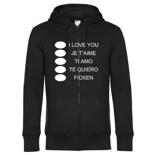 Die Sprachen der Liebe Männer Hoodie