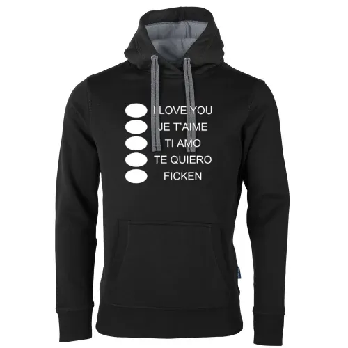 Die Sprachen der Liebe Männer Hoodie