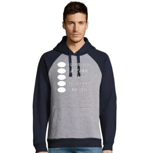 Die Sprachen der Liebe Männer Hoodie