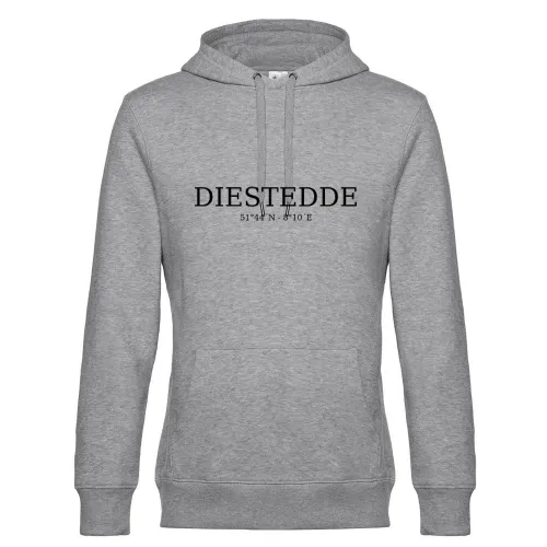 Diestedde Koordinaten Hoodie Männer King Hooded